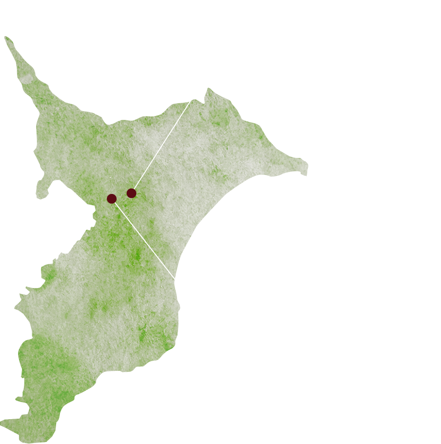 千葉ワイナリー、下田圃場の地図